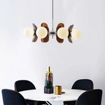 Sculptural Globe Chandelier – Artful Overhead Light