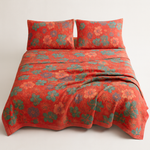 Bohemian Cotton Muslin Quilt for Year-Round Comfort