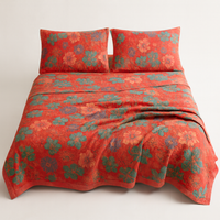 Bohemian Cotton Muslin Quilt for Year-Round Comfort