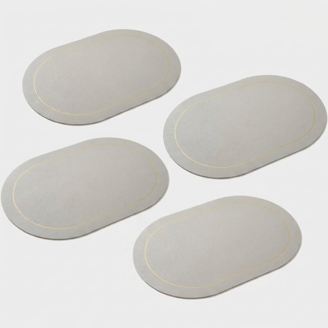 Faux Leather Placemats for Easy Table Protection