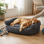 Bolster Cuddler Dog Sofa Bed with Washable Cover