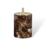 Dark Marble Vanity Set for Clutter-Free Countertops