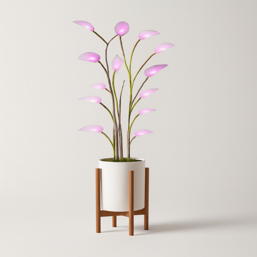Illuminated Indoor Plant for Custom Ambiance