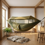All-Weather Camping Hammock for Protected Rest