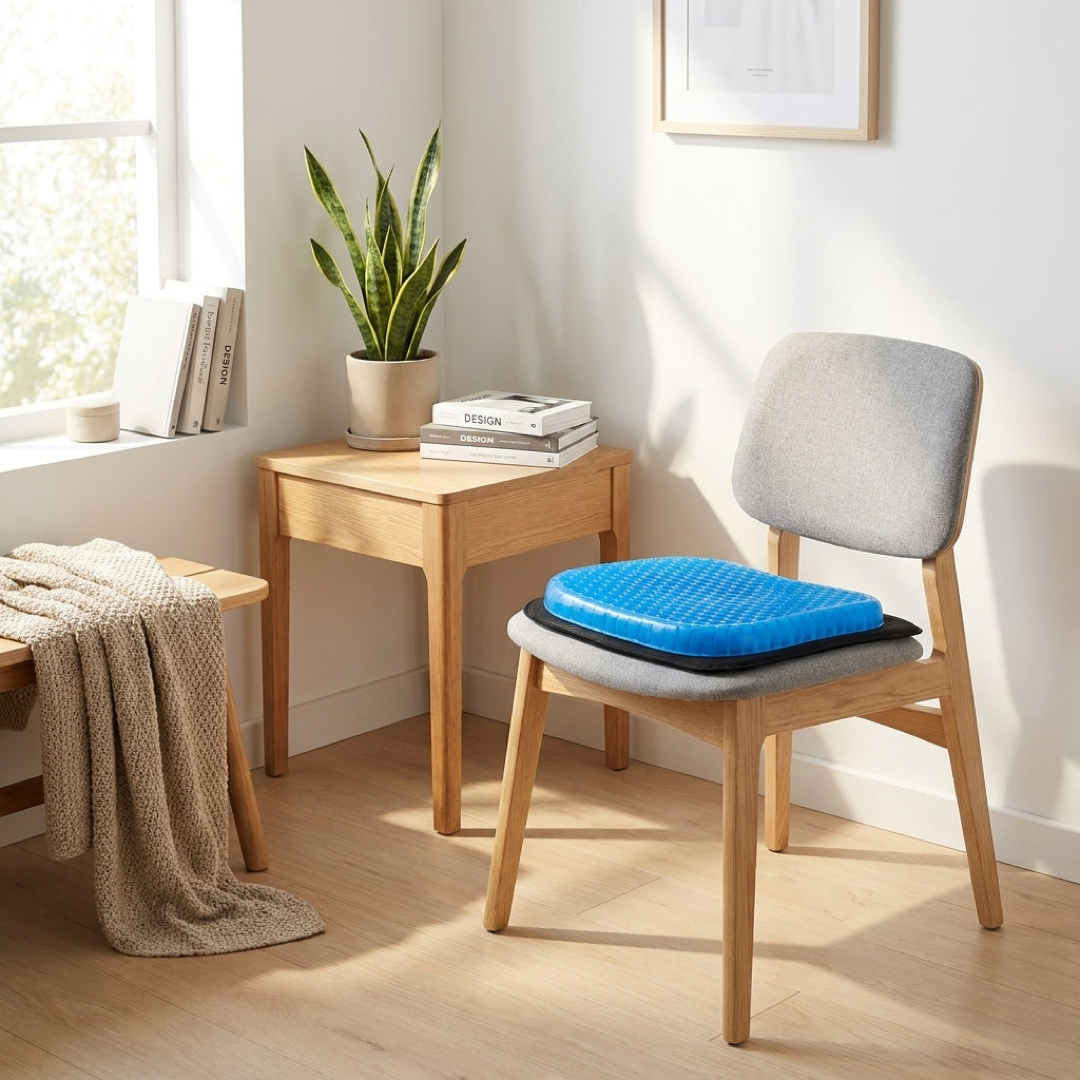 Ergonomic Gel Seat Cushion for Long Sitting
