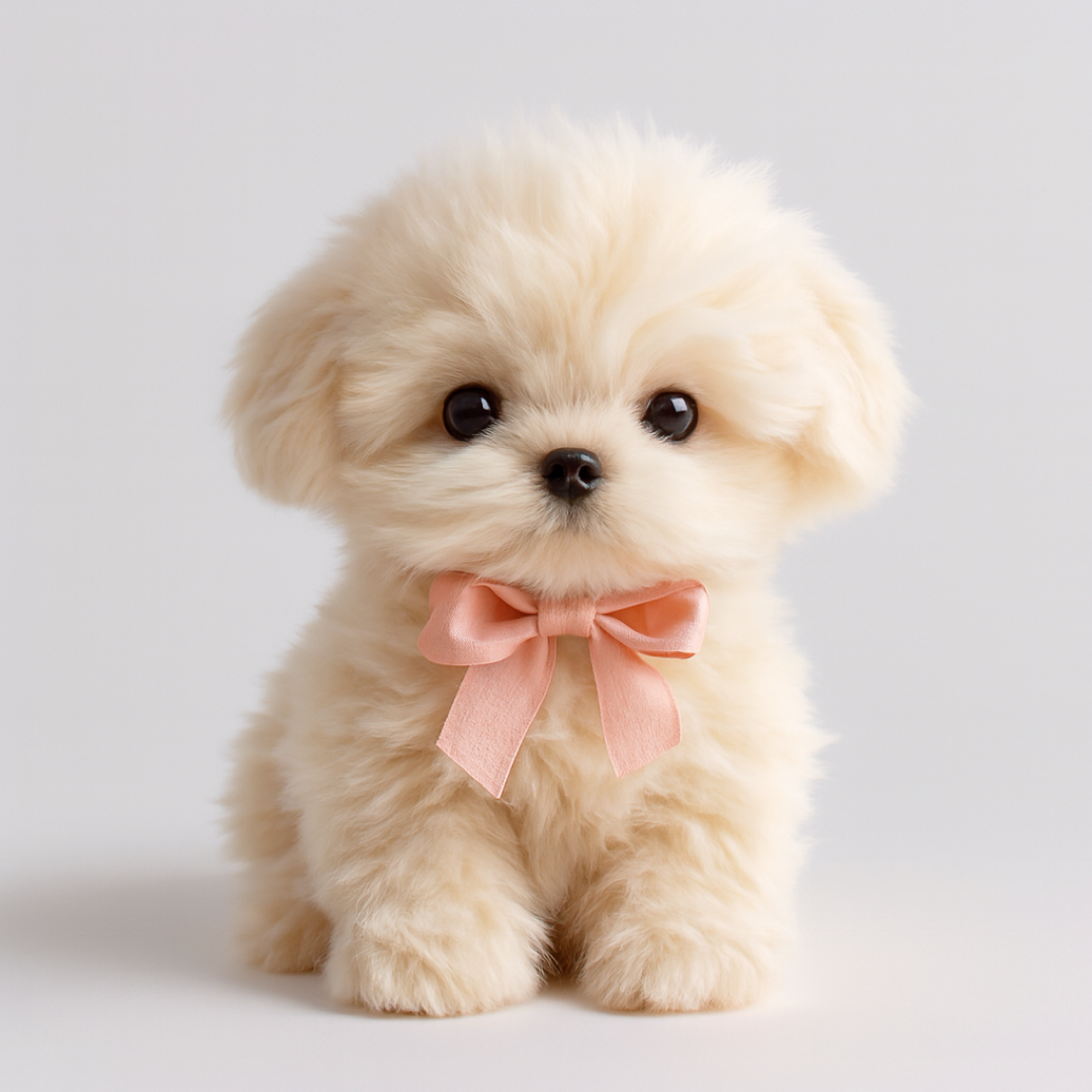Poseable Plush Puppy for Creative Play
