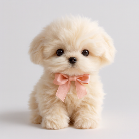 Poseable Plush Puppy for Creative Play