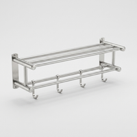 Stainless Steel Towel Rack for Tidy Bathrooms