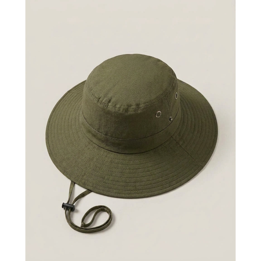 Ventilated Wide-Brim Hat for Cool Sun Protection
