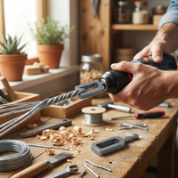 Drill-Powered Wire Twister for Clean Connections