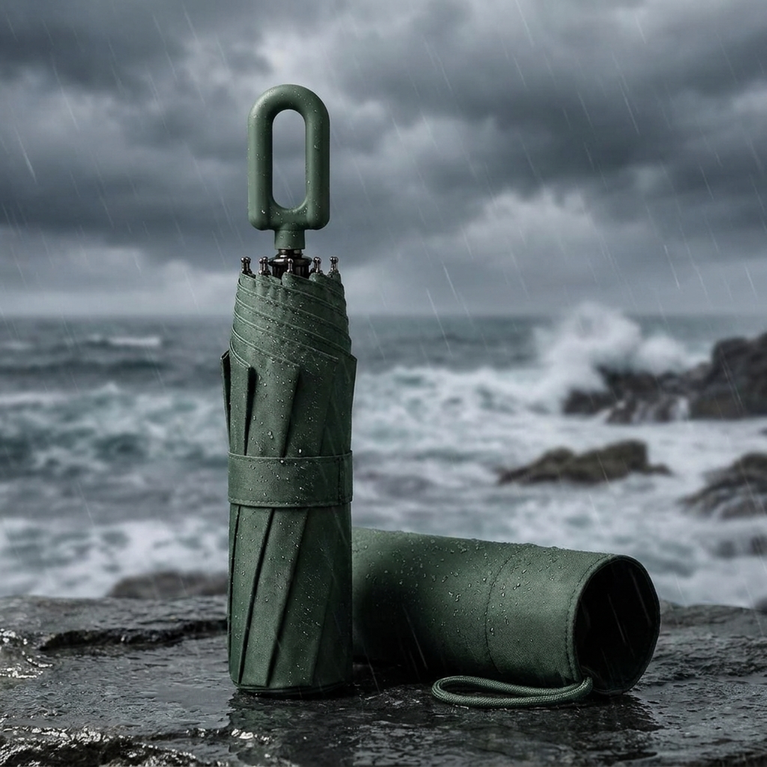 One-Touch Storm Umbrella for Easy Coverage