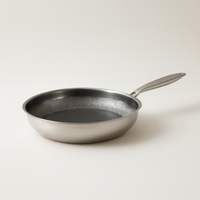Hammered Titanium Skillet for Easy Cleanup