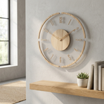 Wooden Wall Clock for Peaceful Timekeeping
