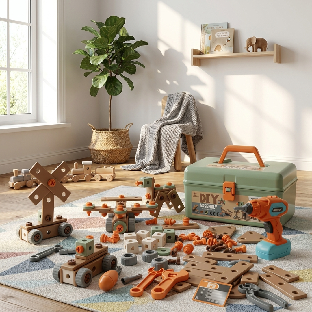 100-Piece Kids’ Tool Kit for Hands-On Discovery