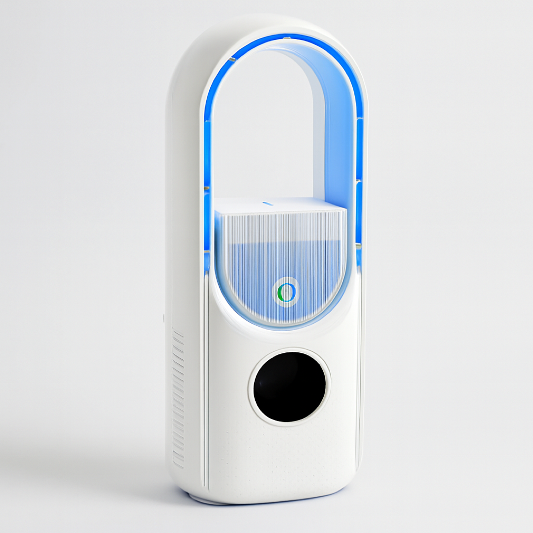 Bladeless Desk Cooler With Gentle Humidification