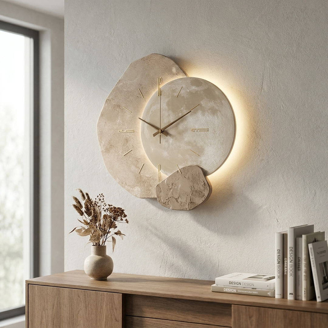 Nordic Wall Clock for Peaceful Timekeeping