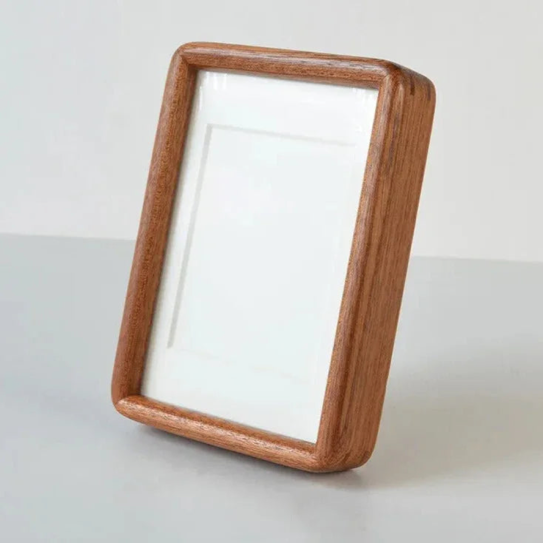 Matted Wood Picture Frame for Easy Display