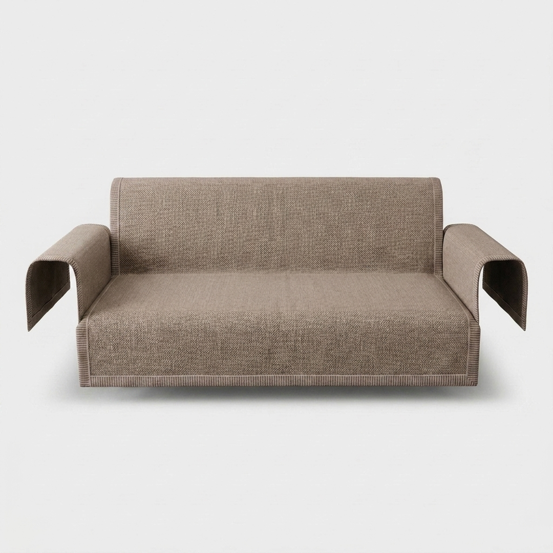Cotton-Linen Sofa Cover That Stays Neat