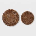 Moroccan Straw Wall Art for Natural Warmth