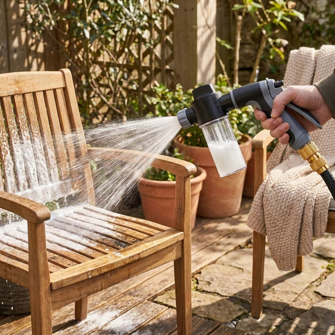 Power Jet Hose Nozzle for Effortless Cleaning