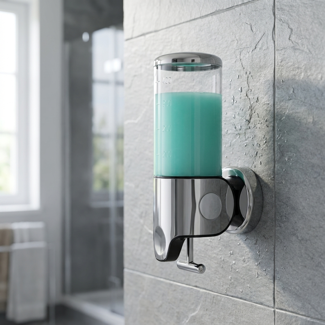 Wall-Mounted Soap Dispenser for Clutter-Free Sinks