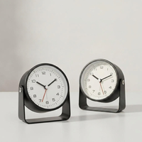 Compact Metal Alarm Clock for Quiet Focus