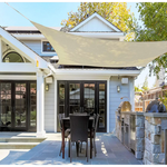 Sculptural Shade Sail for Cooler Outdoor Living