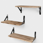 Solid Wood Floating Shelf for Clutter-Free Storage