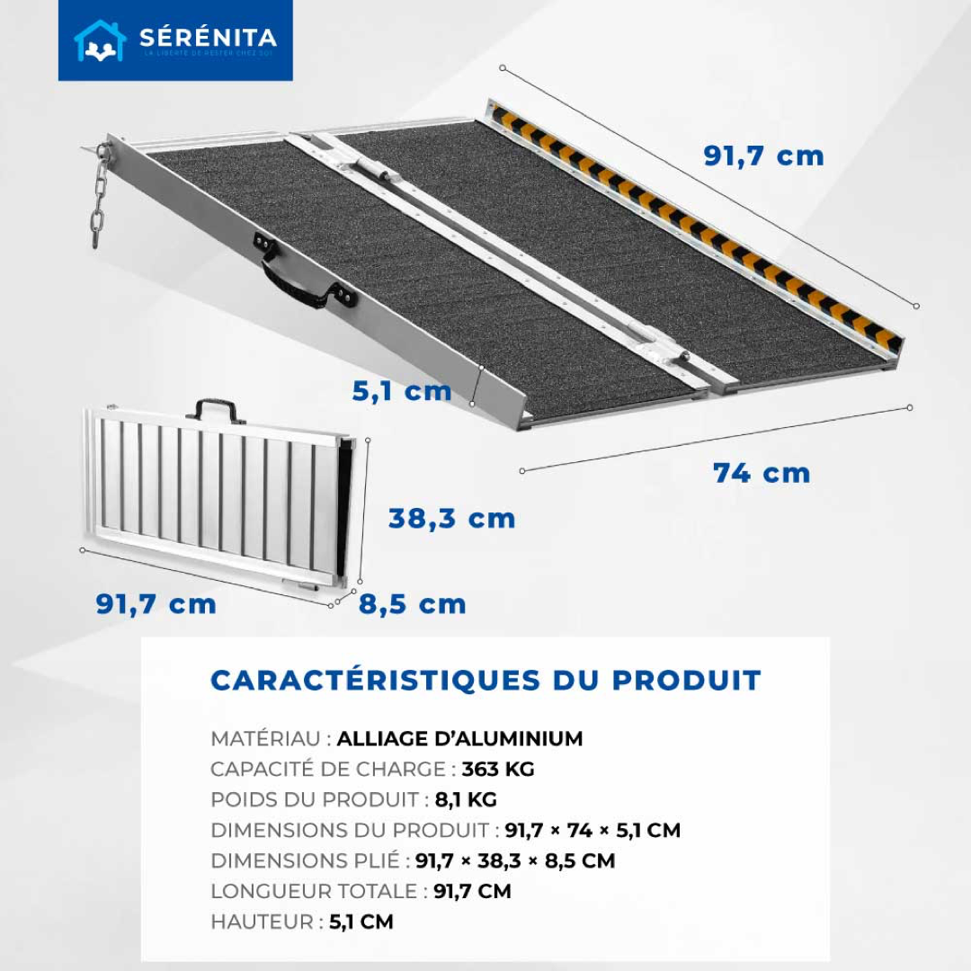 Foldable Mobility Ramp for Safer Access