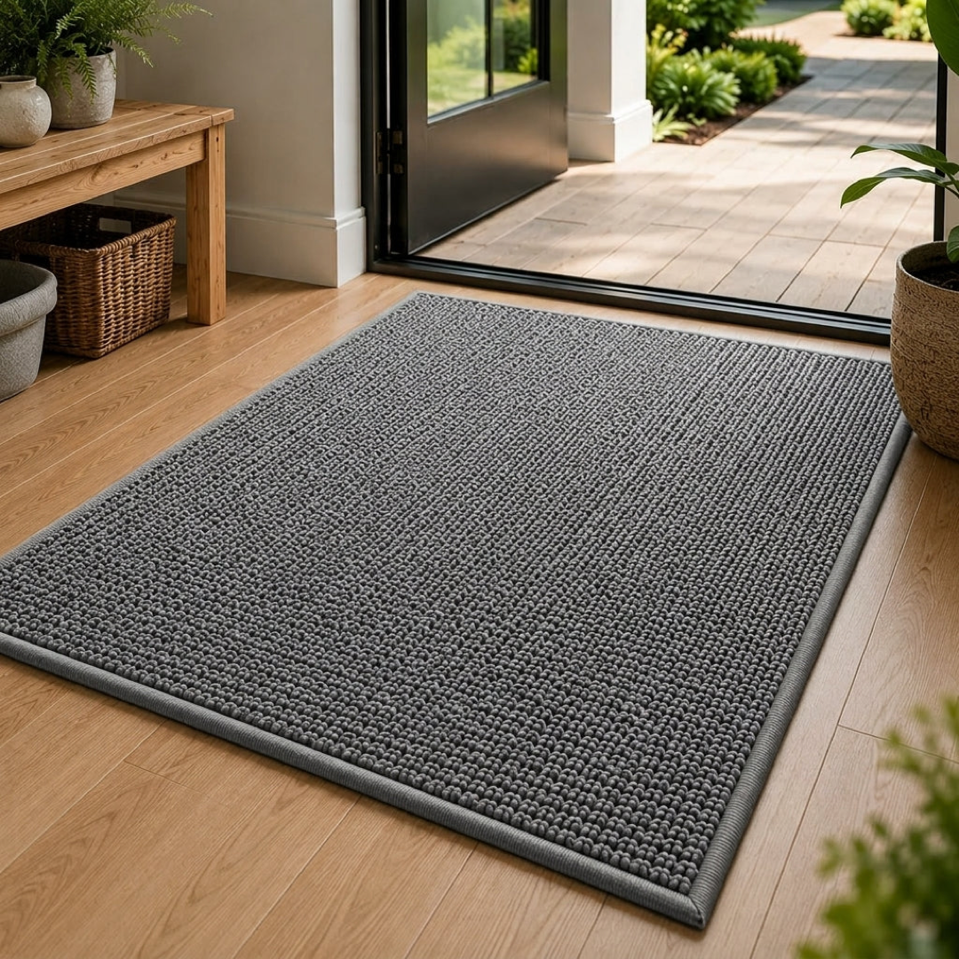 Absorbent Entryway Mat for Cleaner Floors