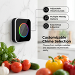 ColorGlow Wireless Doorbell for Visible Alerts
