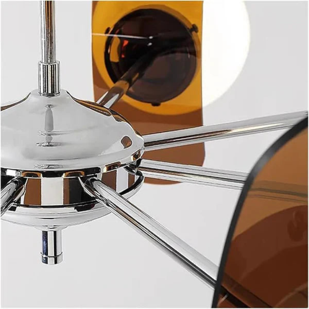 Sculptural Globe Chandelier – Artful Overhead Light