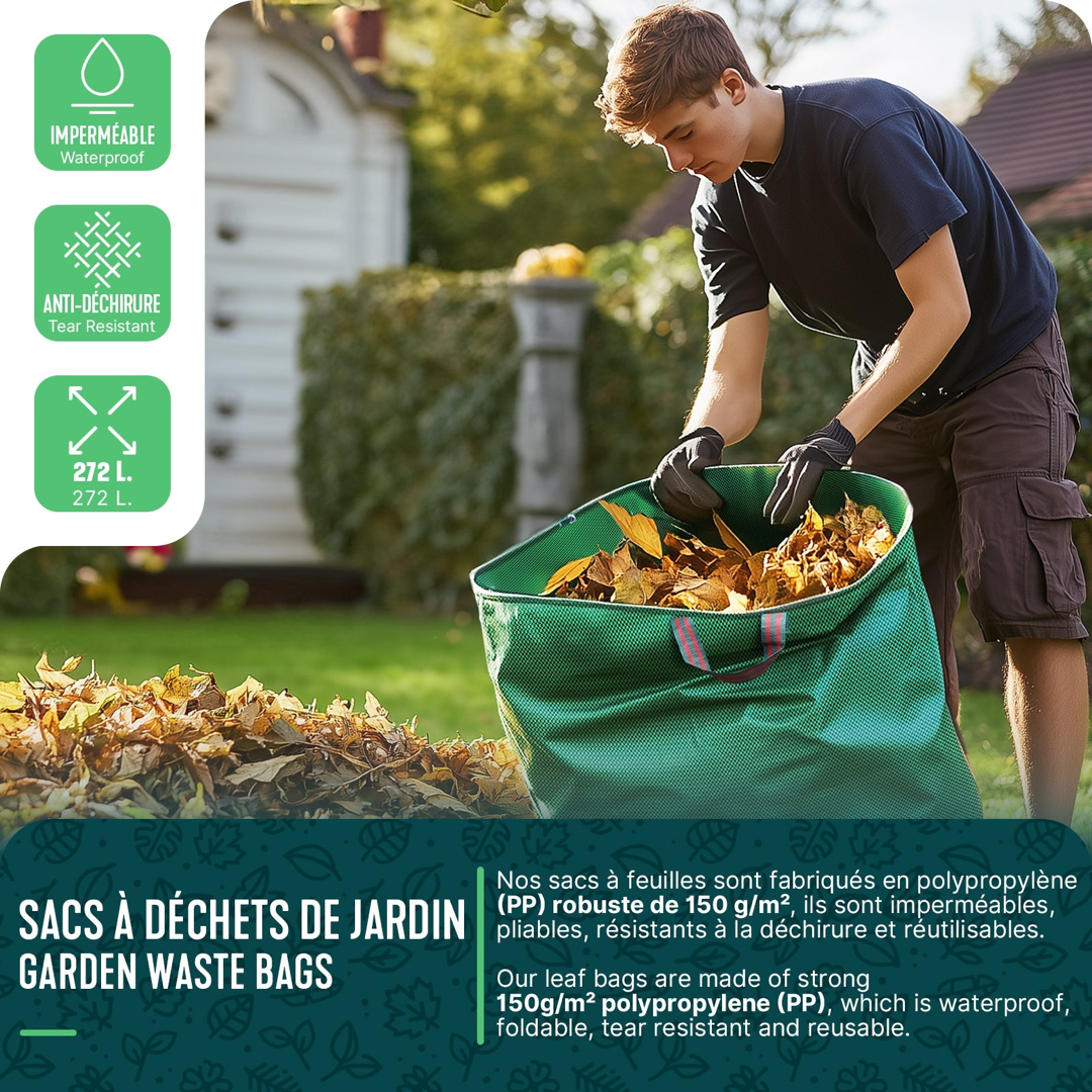 XXL Garden Waste Bags for Fewer Cleanup Trips