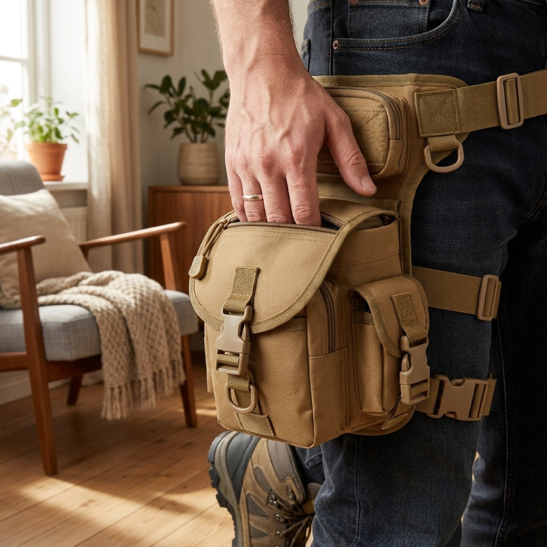 Tactical Thigh Bag for Hands-Free Storage