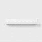 Wavy Floating Shelf for Playful Wall Storage