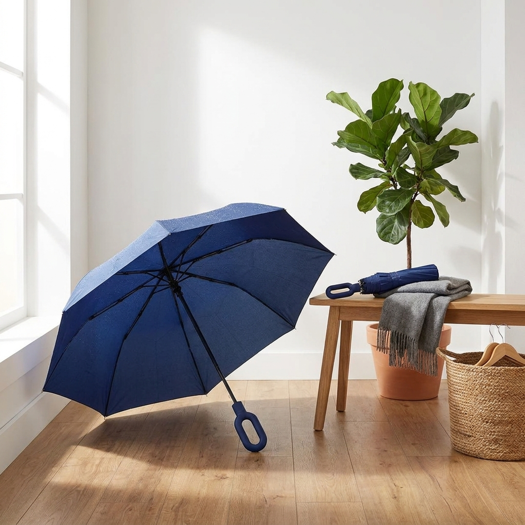 One-Touch Storm Umbrella for Easy Coverage