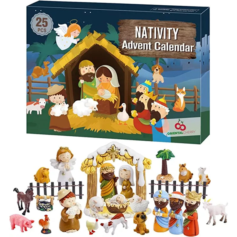Nativity Advent Calendar For Family Countdown