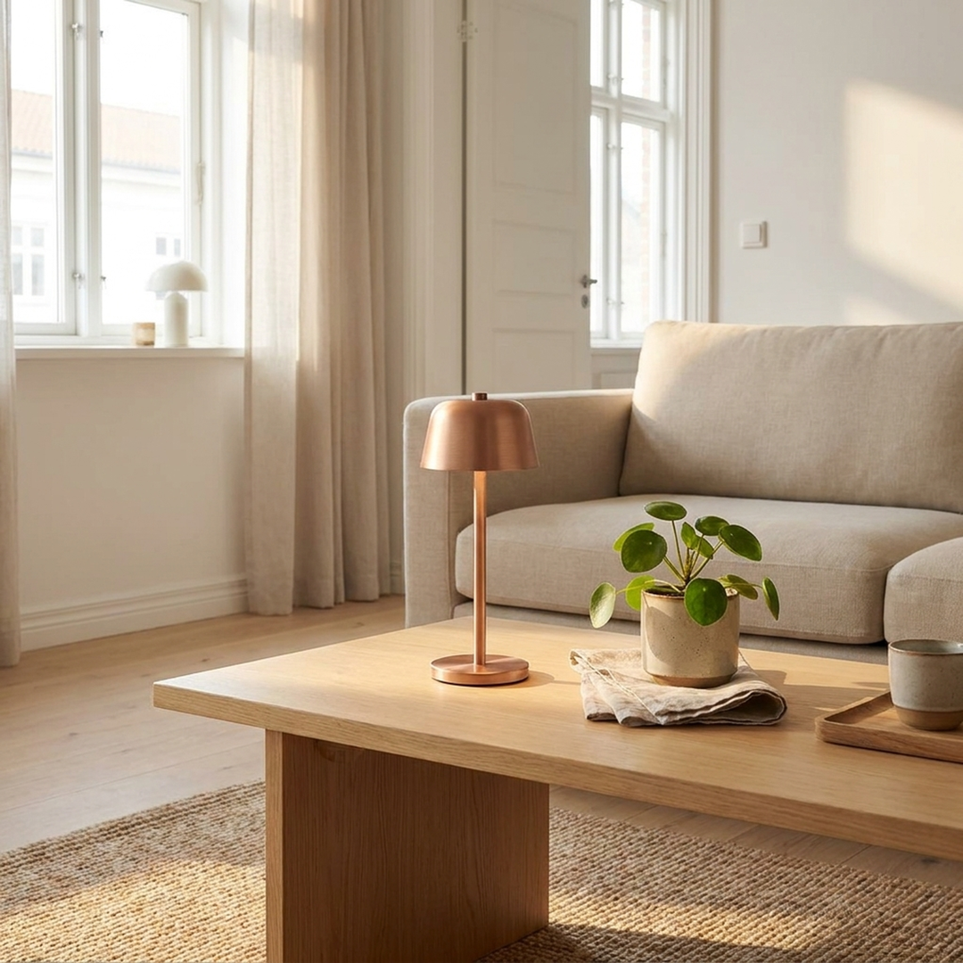 Rechargeable Table Lamp for Clutter-Free Ambience