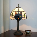 Stained Glass Cat Lamp for Cozy Evenings