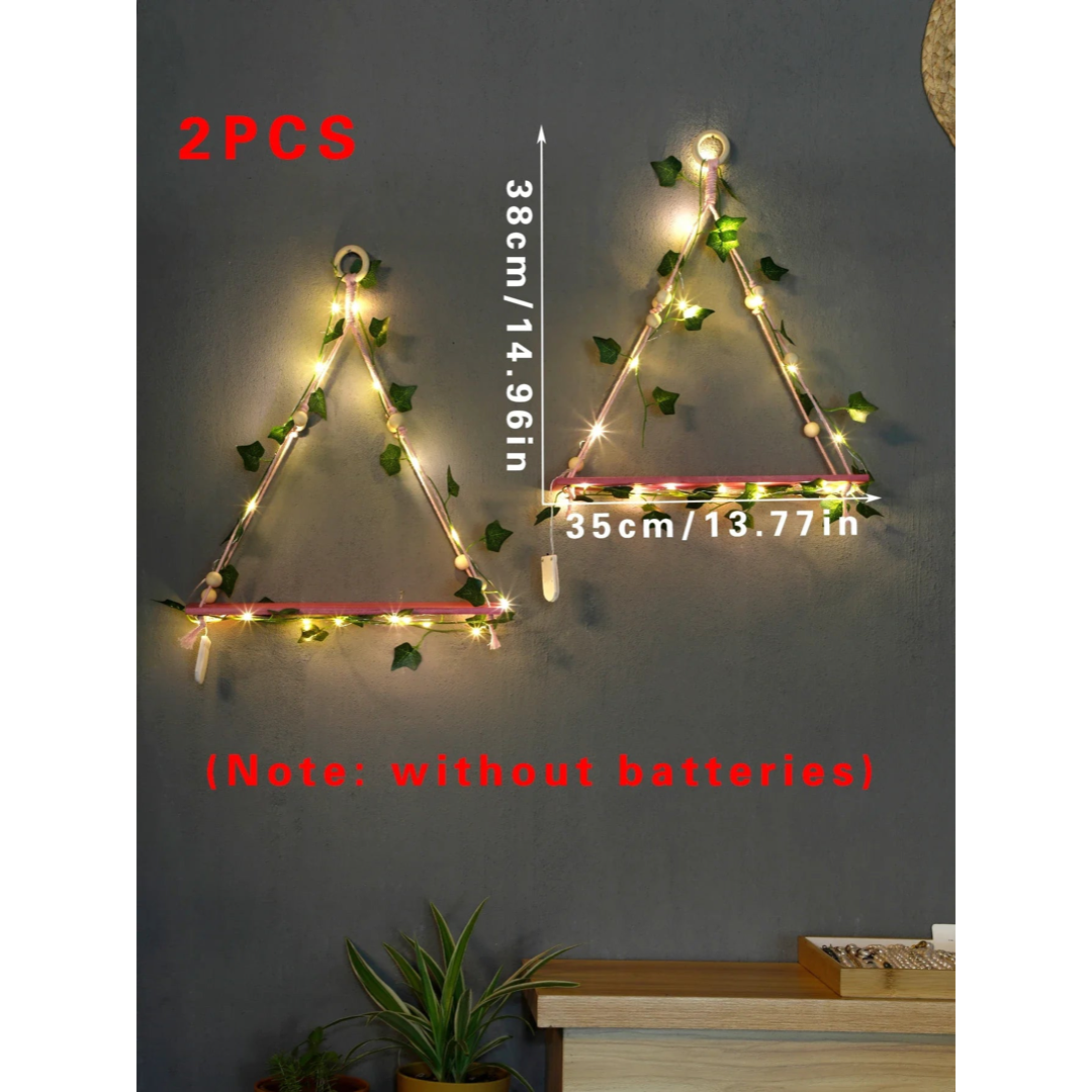 Botanical LED Hanging Shelf for Warm Displays