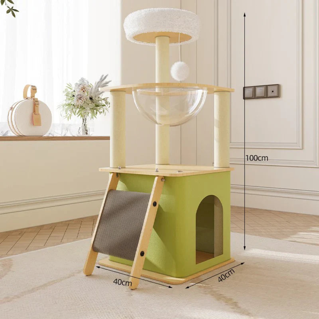 Space-Saving Cat Tree for Cozy Vertical Rest