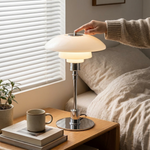 Sculptural Table Lamp for Adjustable Warmth