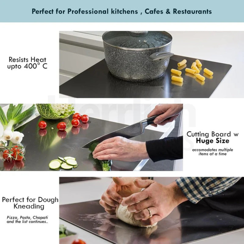 Stainless Steel Cutting Board For Cleaner Prep