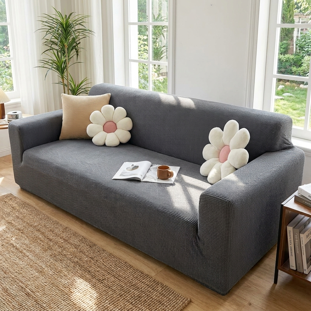 Stay-Put Sofa Cover for Easy Everyday Protection