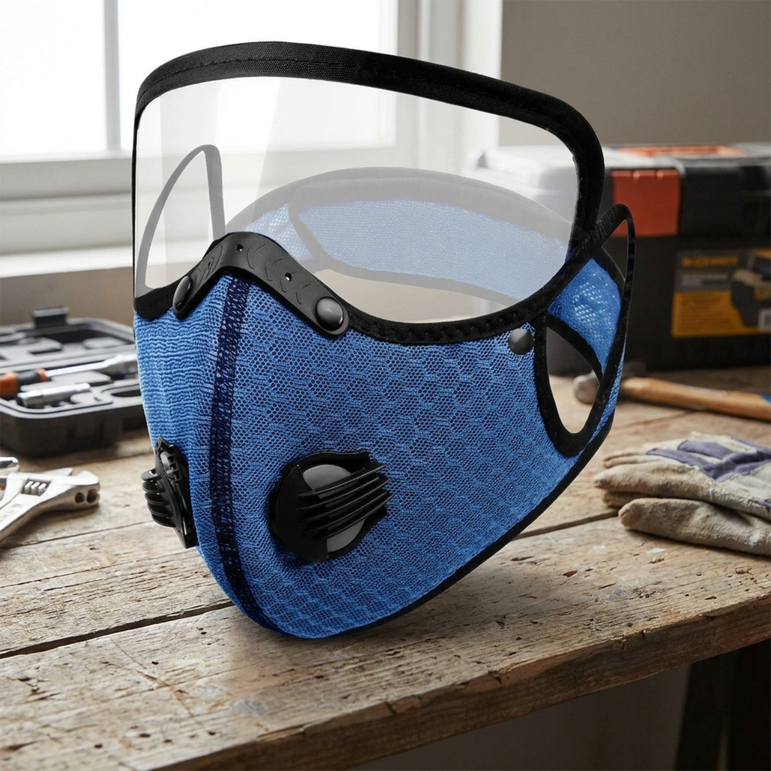 Adjustable Carbon Filter Mask for Dusty Tasks