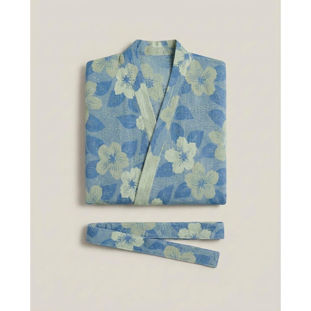 Reversible Cotton Kimono Robe for Easy Lounging