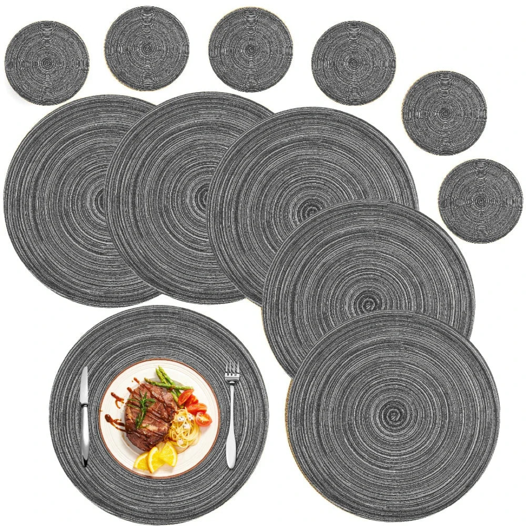 Ramie Table Mats for Heat and Spill Protection