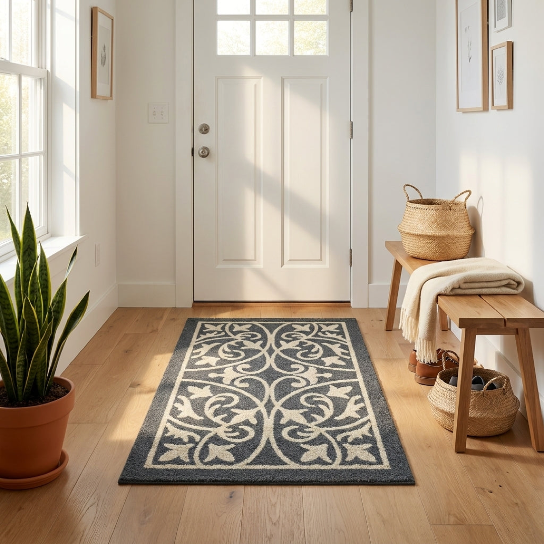 Slim Entryway Rug for Cleaner Floors