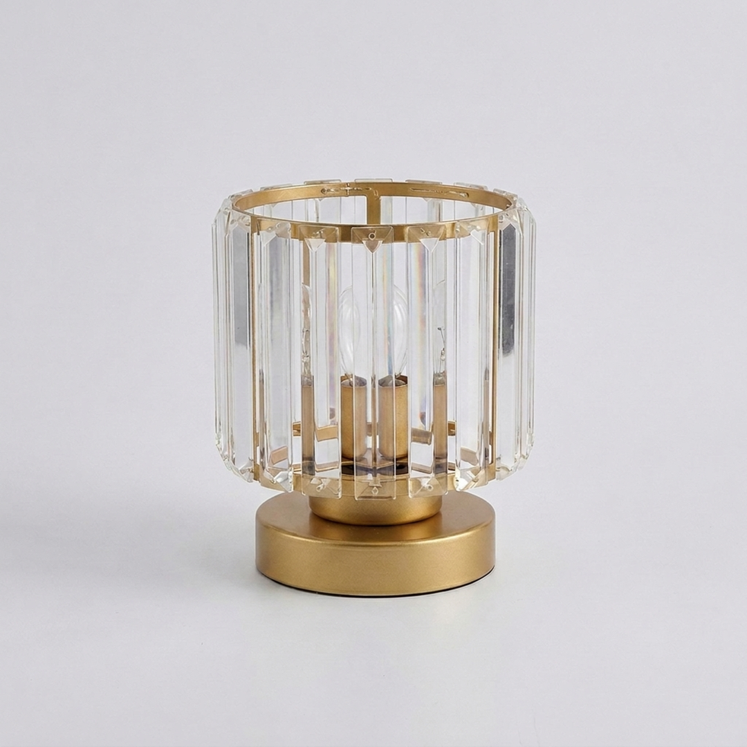 Crystal Ceiling Light – Open, Elegant Illumination