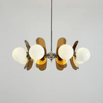Sculptural Globe Chandelier – Artful Overhead Light